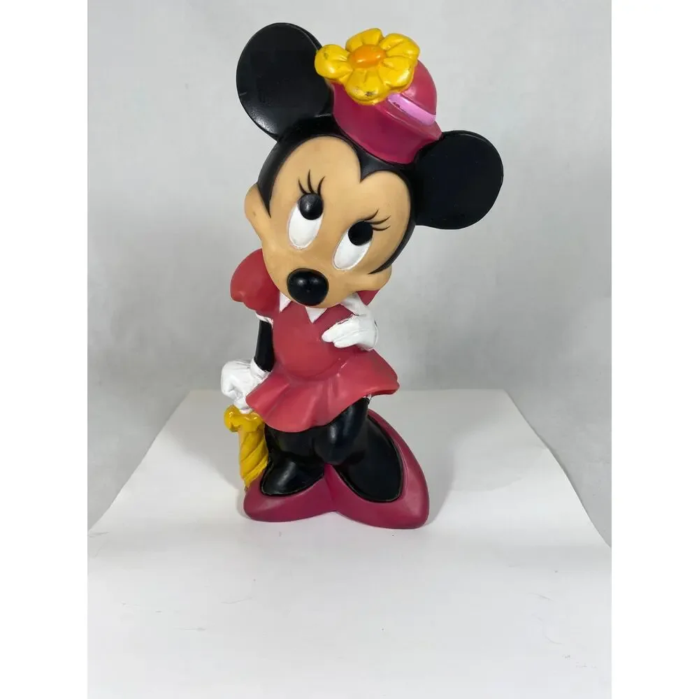ILLCO Walt Disney Co. Mickey and Mini Mouse Vintage Vinyl Rubber Bank